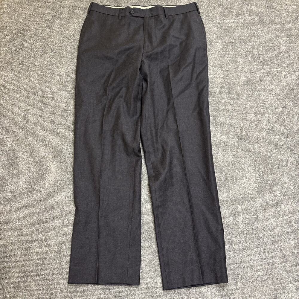 Brooks Brothers 346 Men's Size 35 x 32 Black Fitzgerald Fit Vintage Dress Pants